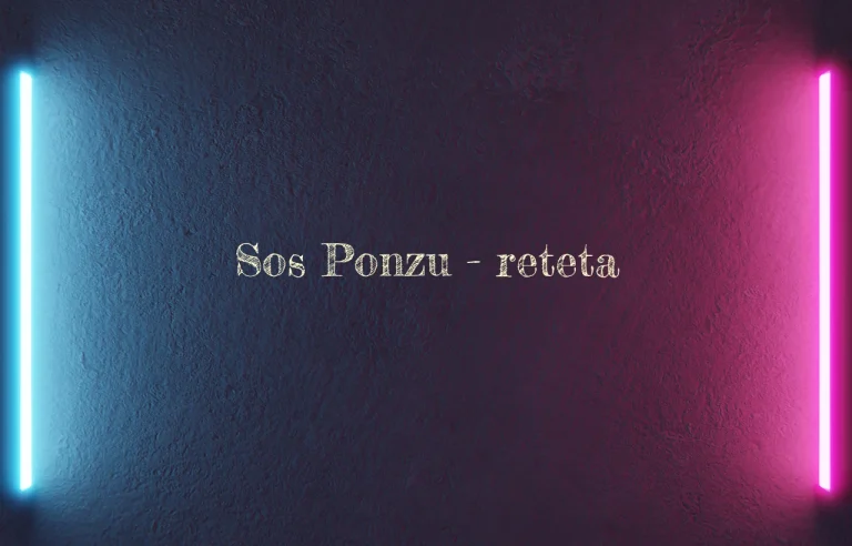 sos ponzu reteta