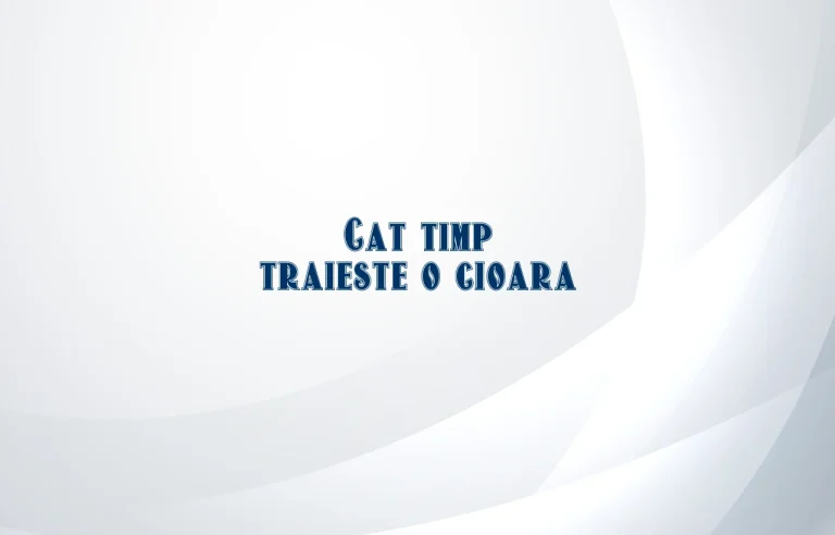 cat timp traieste o cioara
