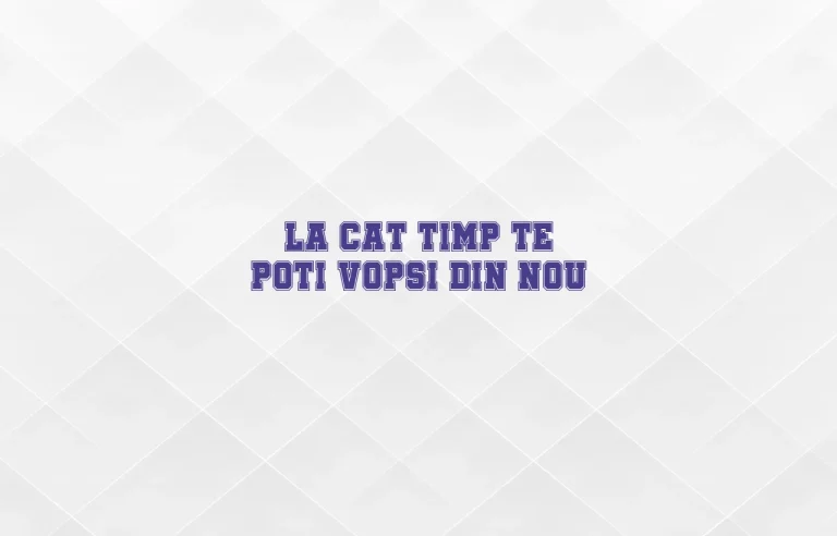 la cat timp te poti vopsi din nou