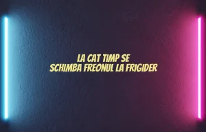 la cat timp se schimba freonul la frigider
