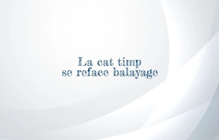 la cat timp se reface balayage