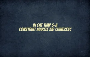 in cat timp sa construit marele zid chinezesc