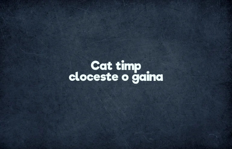 cat timp cloceste o gaina