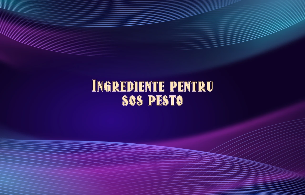 sos pesto ingrediente
