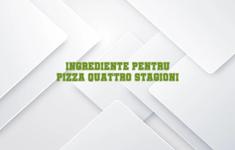pizza quattro stagioni ingrediente