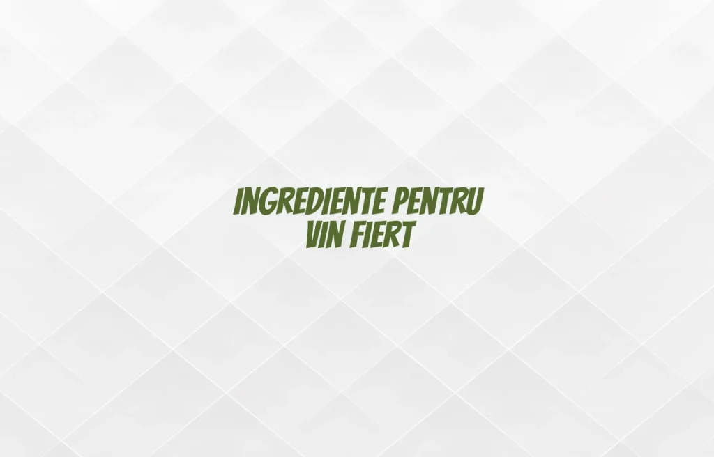 ingrediente vin fiert