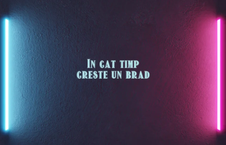 in cat timp creste un brad